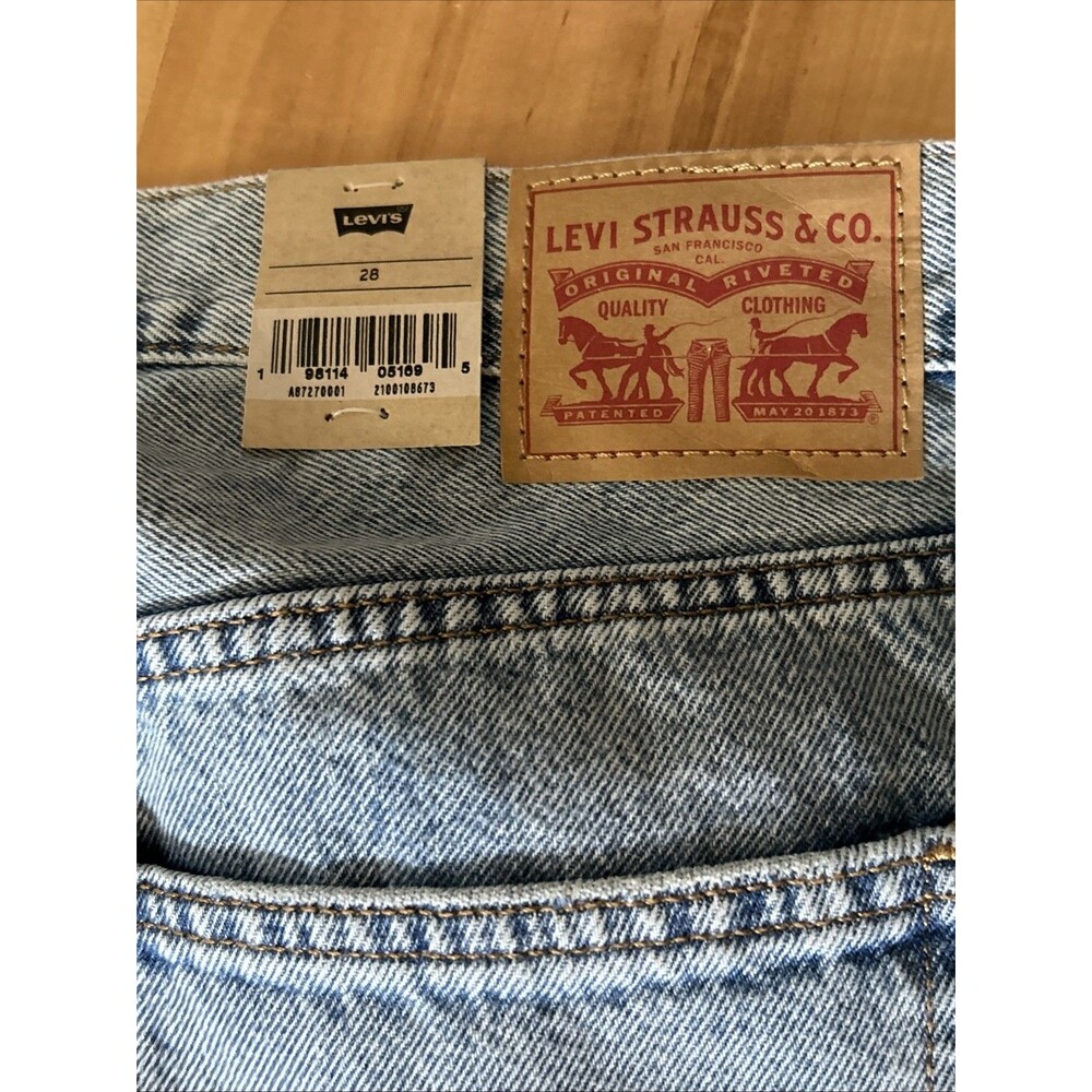 Levi's Women's Denim Maxi Skirt With Slit Size 28 (30) See Photos NWT - Picture 13 of 14